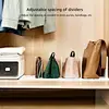 clear plastic drawer organizer